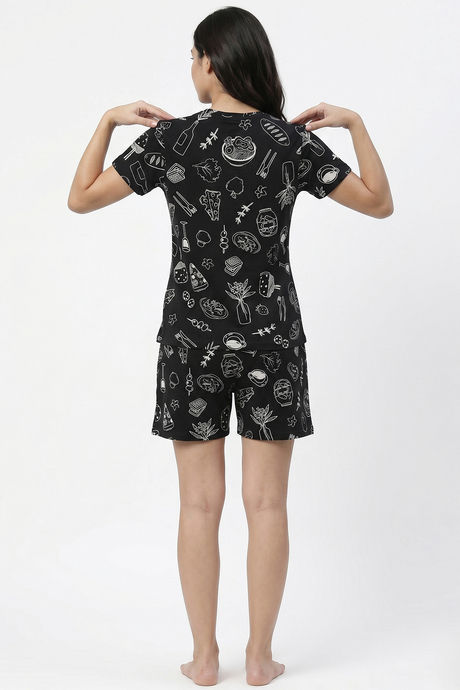 Zivame Knit Cotton Short Set - Tap Shoe — image 2